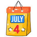 4th of july,calendar,celebration,independence day,time and date,united states of america,usa,free icon,free icons,free svg,free png,svg,icon