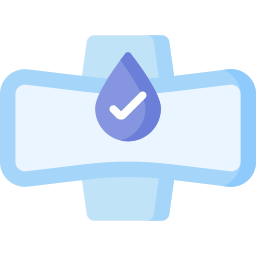 absorb, drop, healthcare and medical, hygiene, menstruation, period, sanitary napkin, sanitary pad, wellness, free icon, free icons, free svg, free png, svg, icon