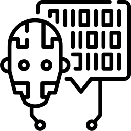 ai, android, binary code, connection, electronics, intelligence, network, robot, free icon, free icons, free svg, free png, svg, icon