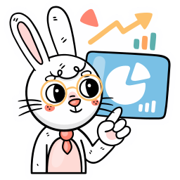 bunny, business, business and finance, rabbit, sticker, free icon, free icons, free svg, free png, svg, icon