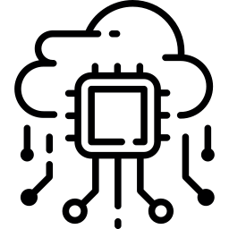 artificial intelligence, chip, cloud Intelligence, cloud computing, computer, electronics, firmware, robotics, technology, ui, free icon, free icons, free svg, free png, svg, icon