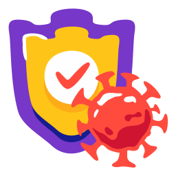 Stickers, healthcare and medical, shield, sticker, virus, free icon, free icons, free svg, free png, svg, icon