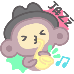 enjoy, festival, instrument, monkey, music, party, smileys, free icon, free icons, free svg, free png, svg, icon