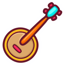 folk, music and multimedia, music instrument, string instrument, free icon, free icons, free svg, free png, svg, icon